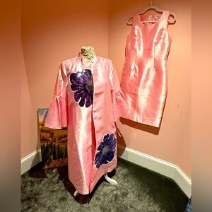 Especially Yours satin sequin jacket/matching dress